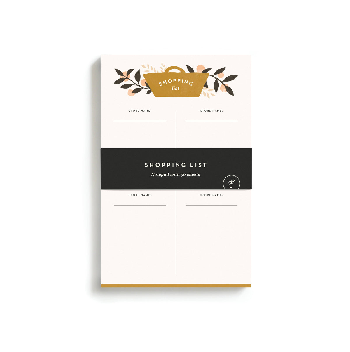 Shopping List Notepad