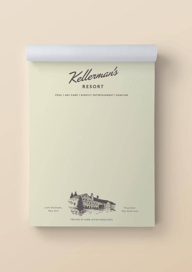 Kellerman's Resort: Fictional Hotel Notepad Set