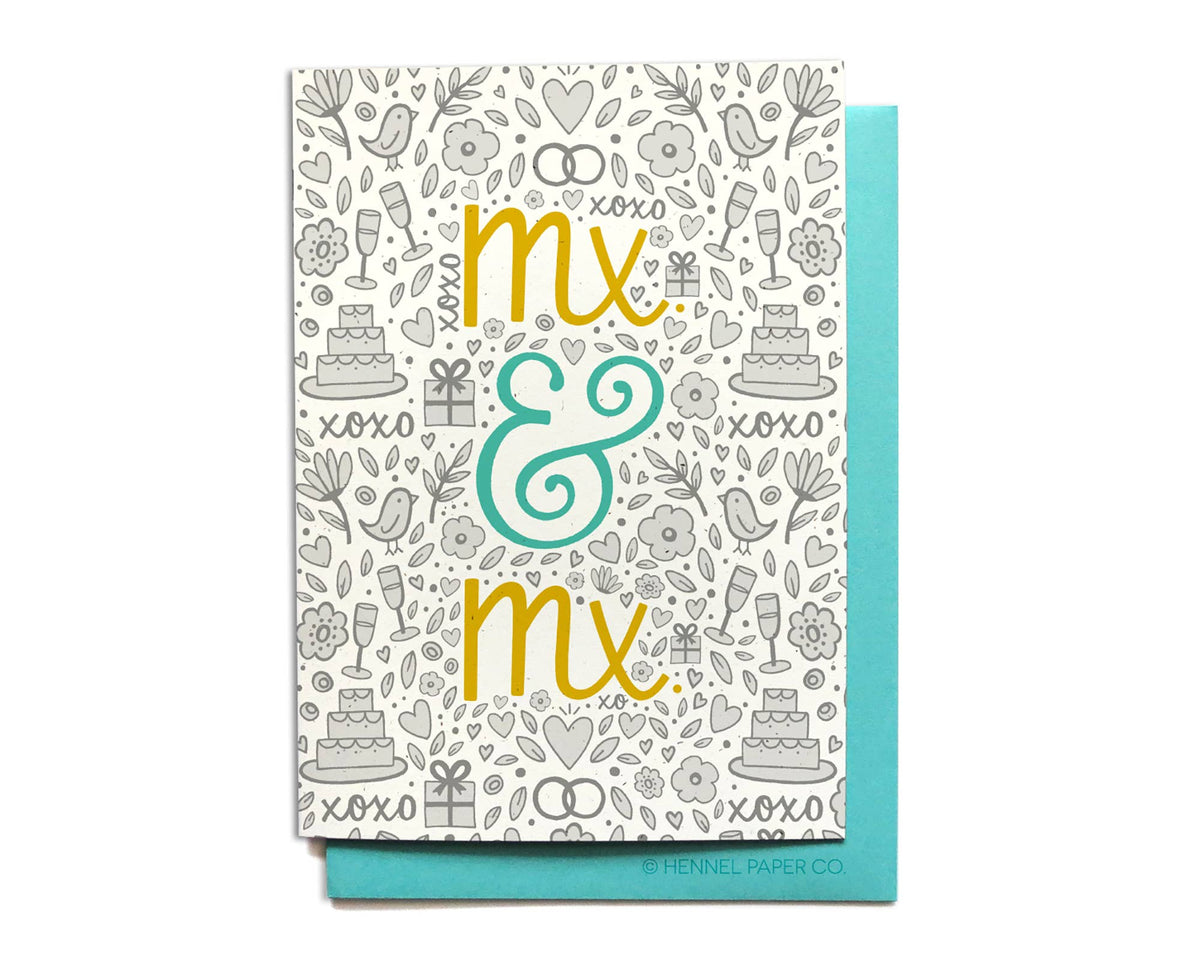 Wedding Card - Mx & Mx