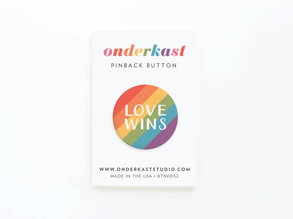 Love Wins Pinback Button