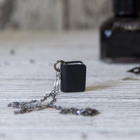 The Jackson Book Necklace - Black