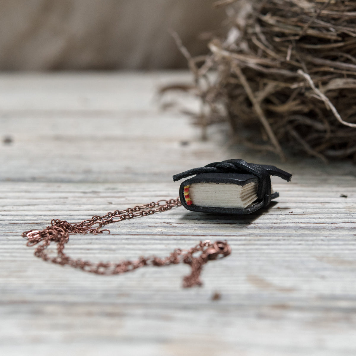 The Jackson Book Necklace - Copper