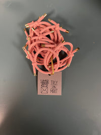 Limited Edition Hair Elastic Set with Brass Holder