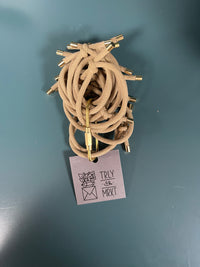 Limited Edition Hair Elastic Set with Brass Holder