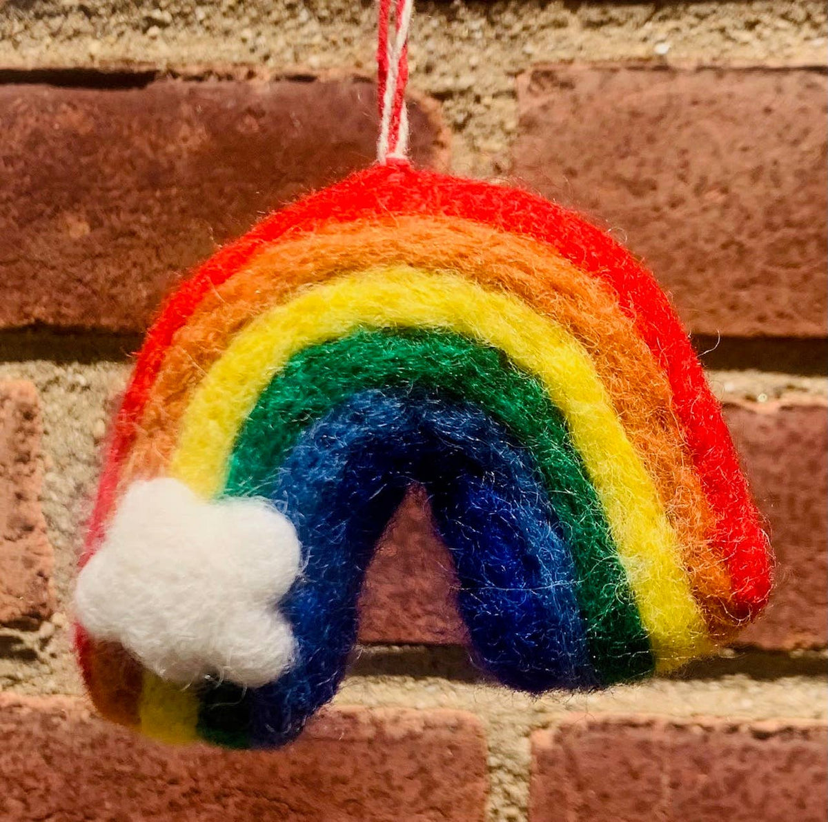 Rainbow Felt Ornament