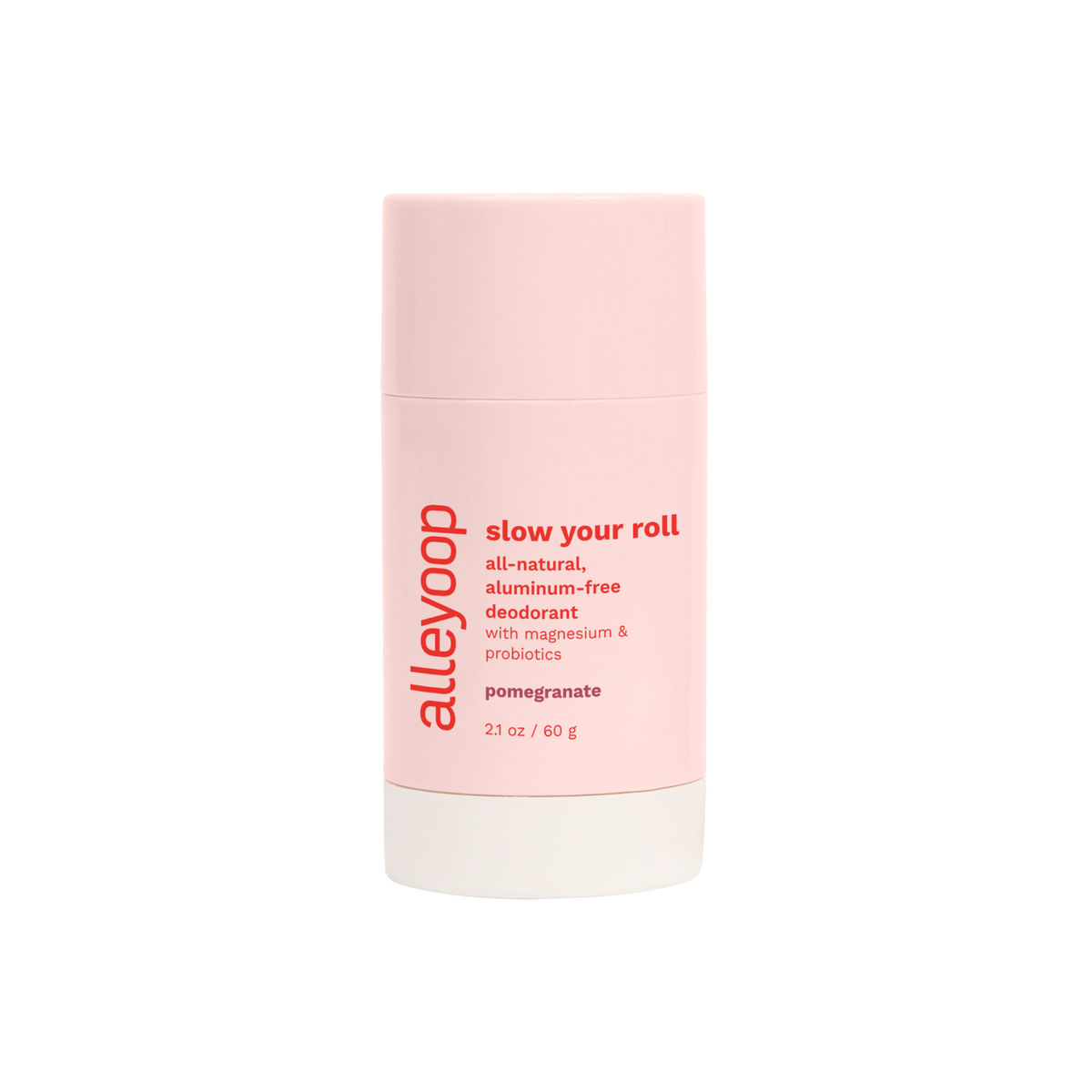 Slow Your Roll Natural Deodorant - Pomegranate Scent (2.1 oz)