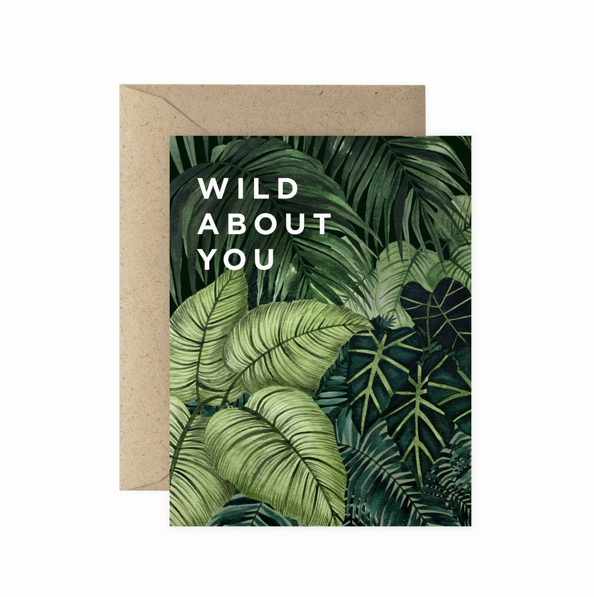 Wild About You Greeting Card | Valentine's Love Friendship