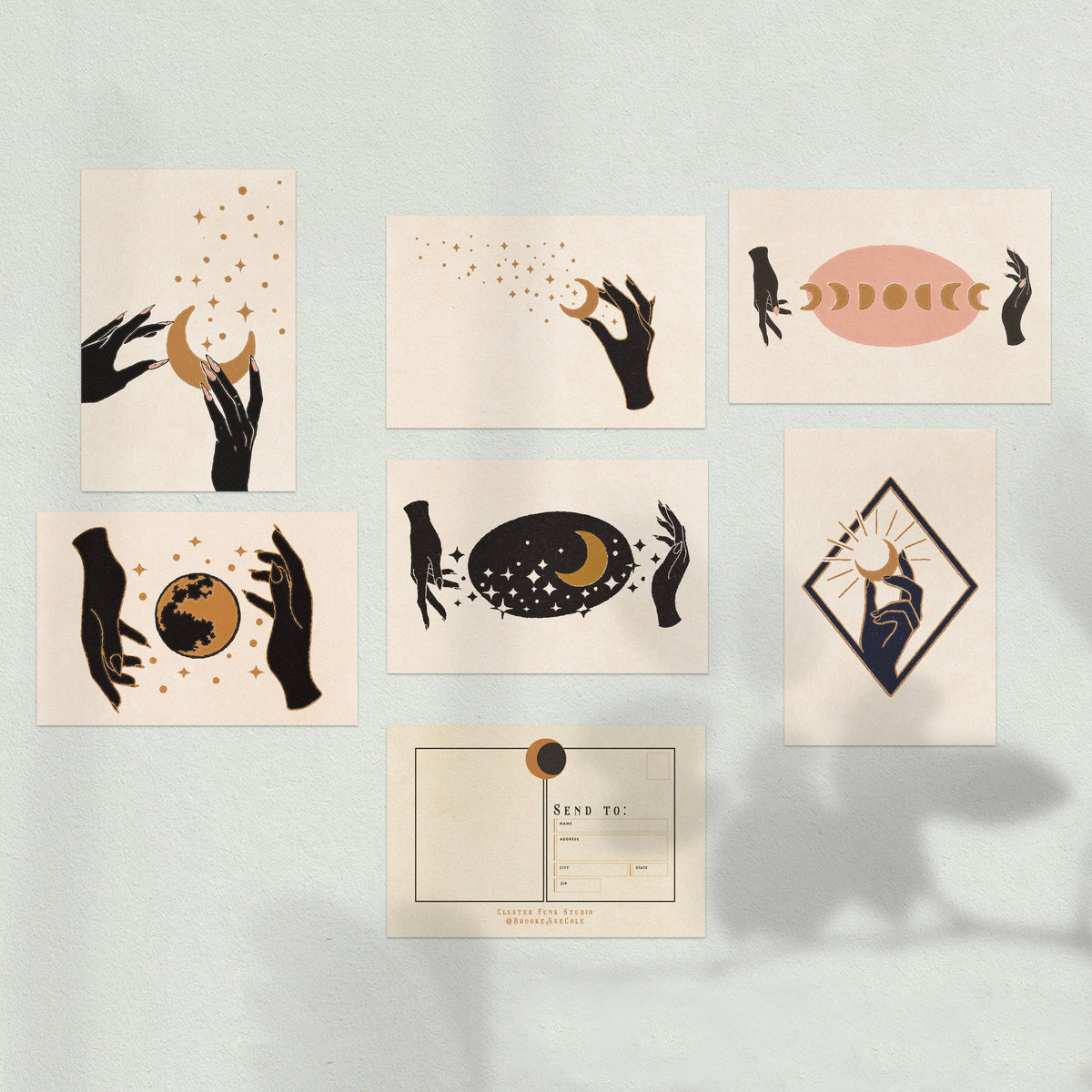 Celestial Postcard Bundle