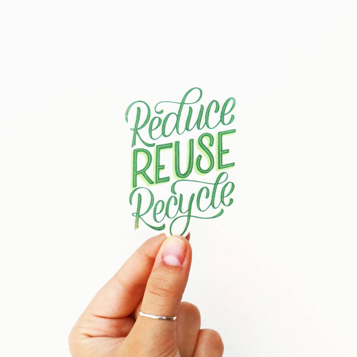 Reduce, Reuse, Recycle Sticker