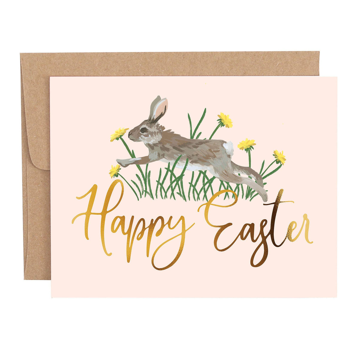 Happy Easter Bunny Greeting Card