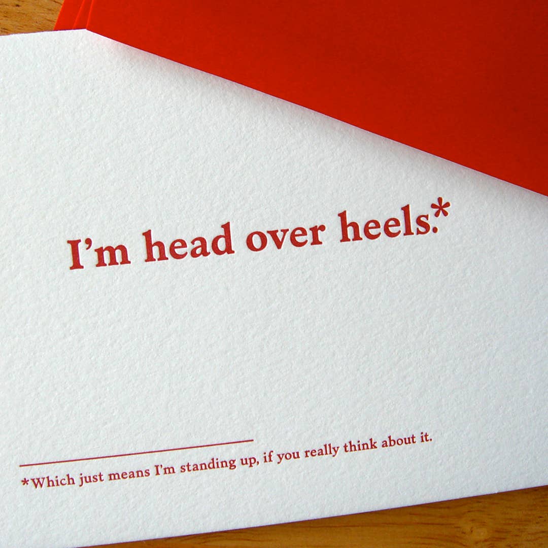 Head Over Heels Card