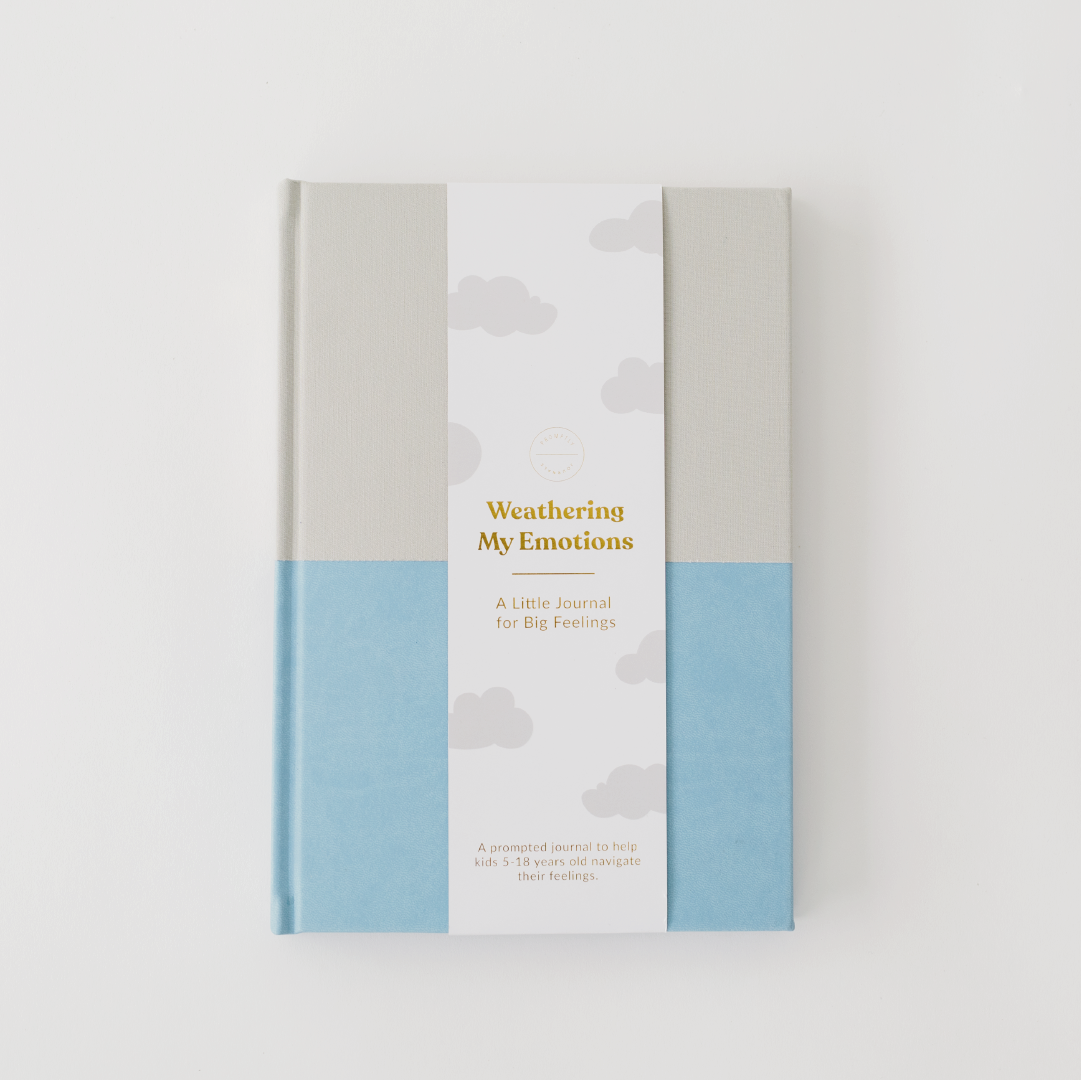 Weathering My Emotions: A Little Journal for Big Feelings - Fog-Sky Blue
