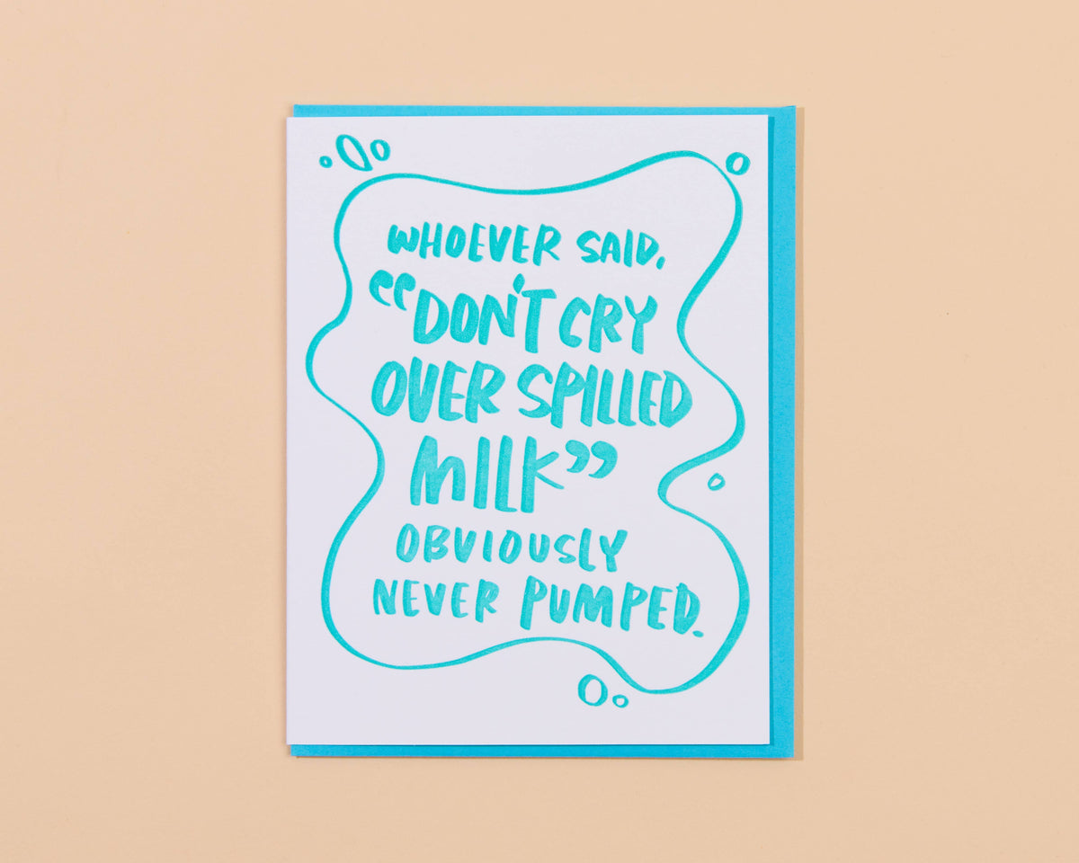 Spilled Milk Card