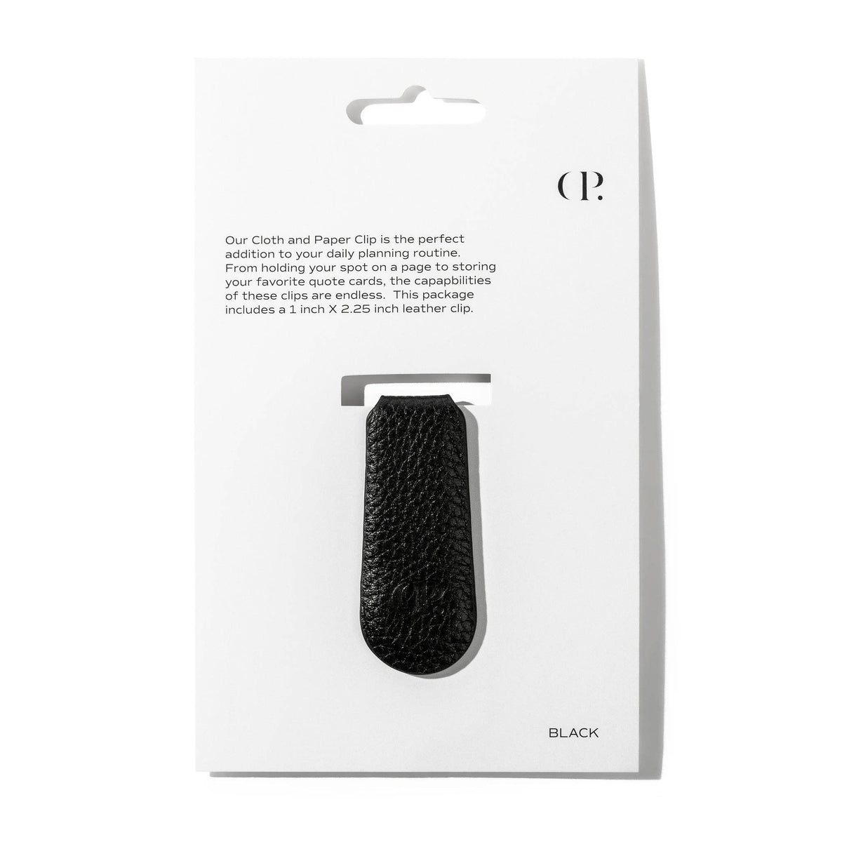 Cloth & Paper Clip | Smooth Leather