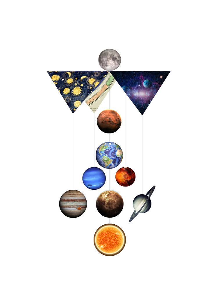 Galactic Traveler Fritillary Card