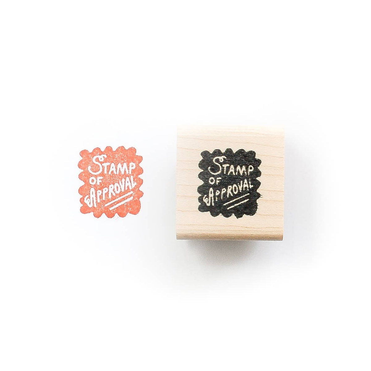 Stamp of Approval Rubber Stamp