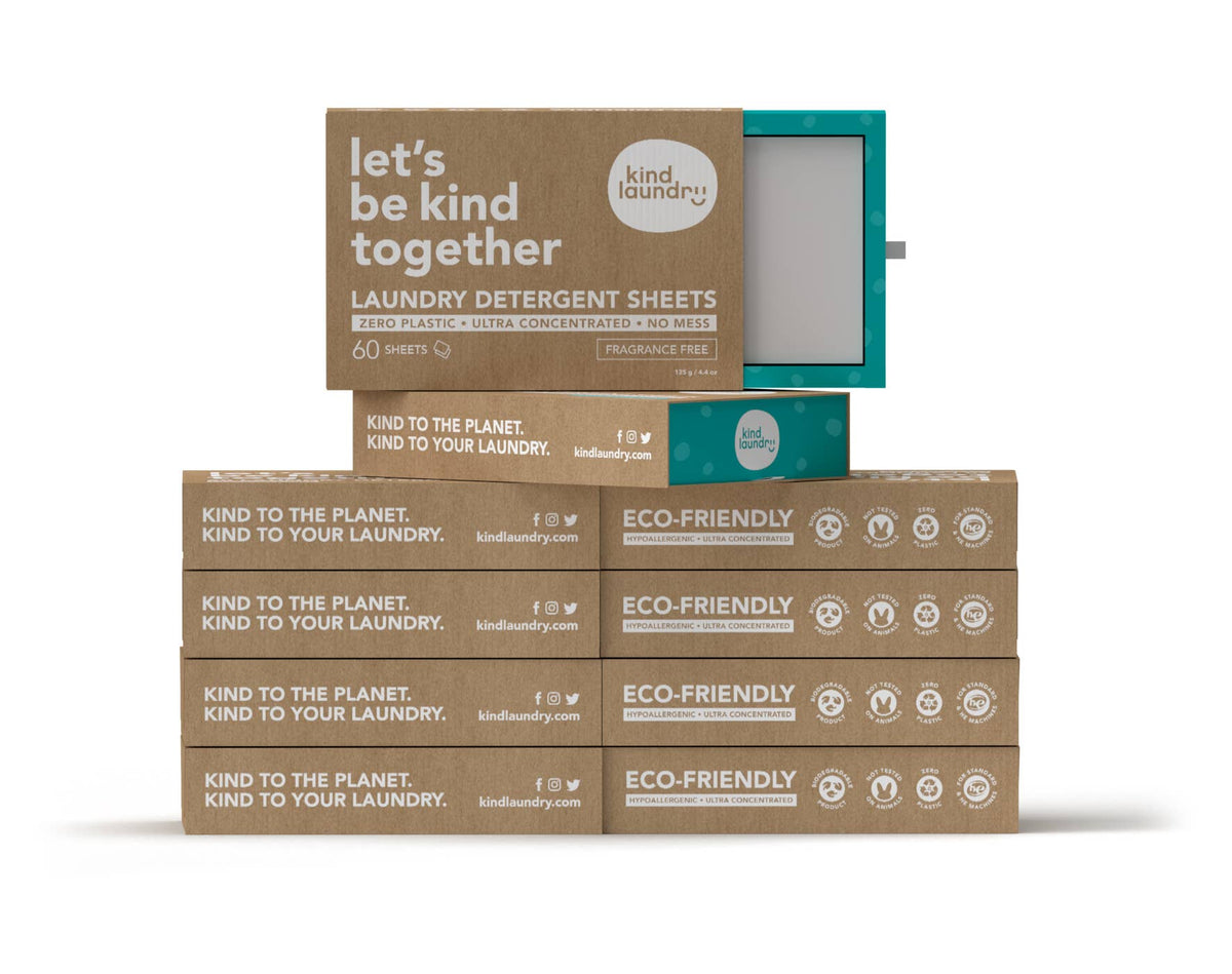 Zero Waste Laundry Detergent Sheets (Fragrance-Free)