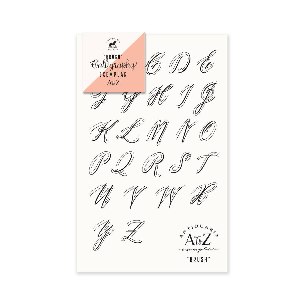 Brush Calligraphy Exemplar Kit